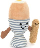 Pliušinis žaislas kiaušinis Amuseables Eggetha Egg & Lance Soldier