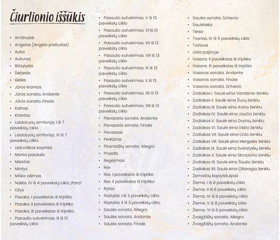 Stalo žaidimas ČIURLIONIO IŠŠŪKIS