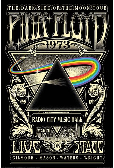 Plakatas PINK FLOYD 1973, 61 x 91,5 cm