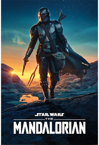 Plakatas STAR WARS: THE MANDALORIAN Nightfall, 61 x 91,5 cm