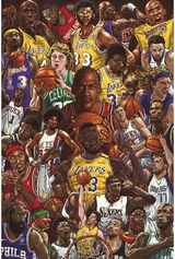 Plakatas BASKETBALL SUPERSTARS , 61 x 91,5 cm