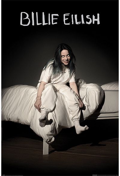 Plakatas BILLIE EILISH When we all fall asleep where do we go, 61 x 91,5 cm