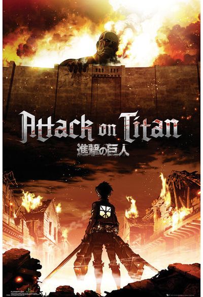 Plakatas ATTACK ON TITAN Key art, 61 x 91,5 cm