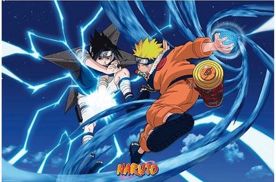 Plakatas NARUTO SHIPPUDEN Naruto & sasuke, 61 x 91,5 cm