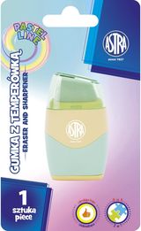 Drožtukas + trintukas ASTRA Pastel, įv.spalvų