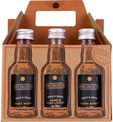 Dovanų rinkinys MEN'S COLLECTION (kūno prausiklis+losjonas+rankų šveitiklis+dušo želė+balzamas po skutimosi+šampūnas), 6x50ml