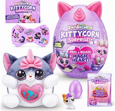 Pliušinis žaislas su aksesuarais RAINBOCORNS Kittycorn 7 serija