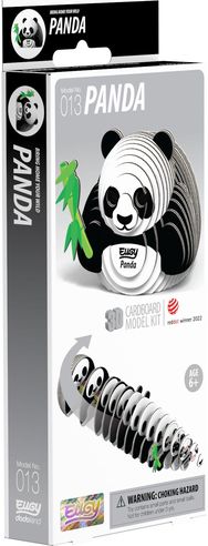 EUGY 3D kartoninis modelis Panda