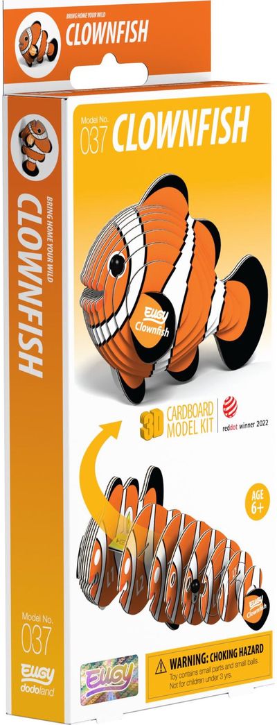 EUGY 3D kartoninis modelis Jūrų klounas