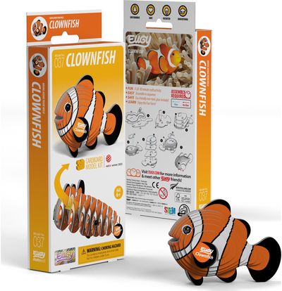 EUGY 3D kartoninis modelis Jūrų klounas