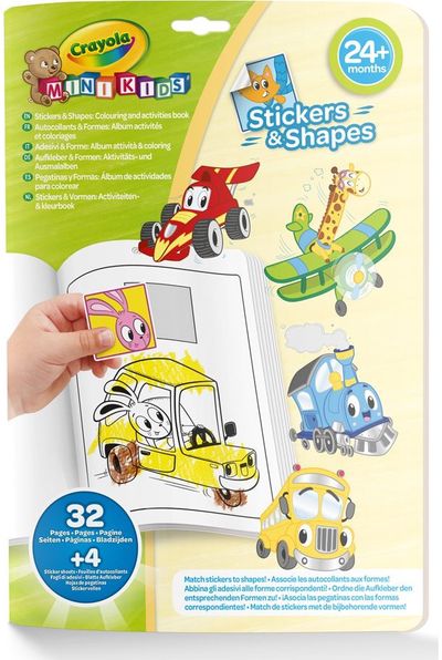 Kūrybinė knygelė CRAYOLA Whimsical Wheels
