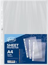 Įmautės dokumentams FOROFIS, 100 vnt., A4, 40 mik., skaidrios