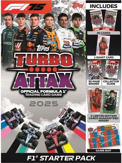 Kolekcinės kortelės TOPPS Formula 1 2025 Turbo Attax - Starter Pack