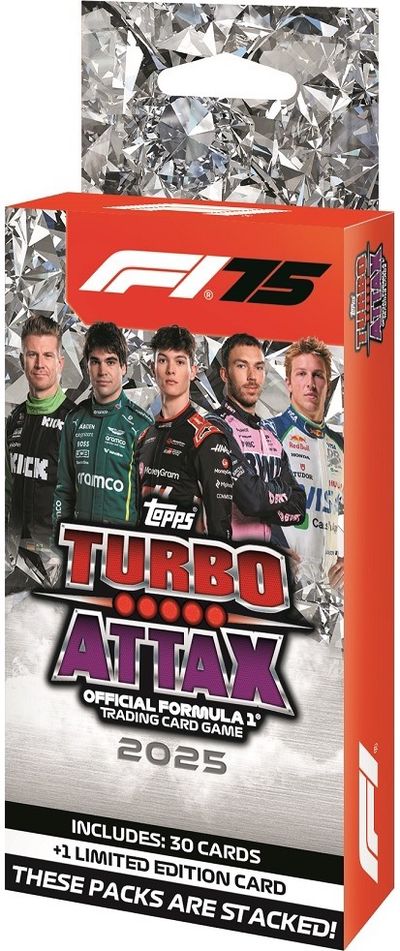 Kolekcinės kortelės TOPPS Formula 1 2025 Turbo Attax - Value Box