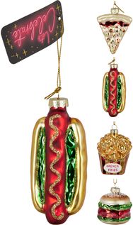 Kalėdinis eglutės žaisliukas Fast Food, 4 rūšių