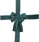 Durų kaspinas, 33 x 42 cm, žalios sp.