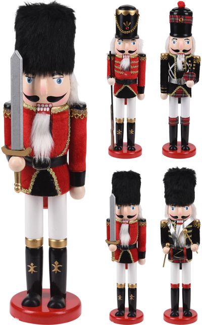 Kalėdinė dekoracija Spragtukas, 38 cm, 4 rūšių