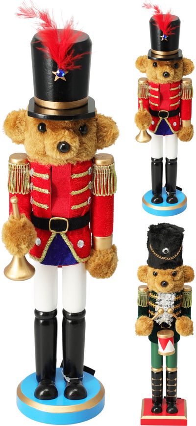 Kalėdinė dekoracija Spragtukas, 38 cm, 2 rūšių