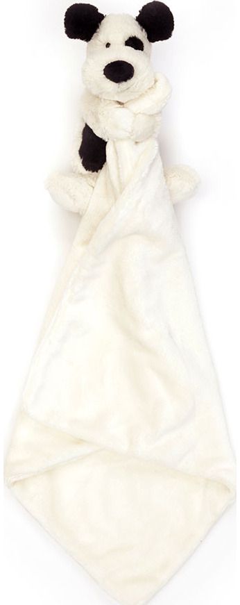 Kūdikio migdukas BASHFUL Black & Cream Puppy Soother