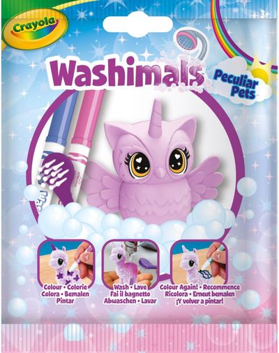 Kūrybinis rinkinys CRAYOLA Washimals Pastel Peculair Pets (blind bag)