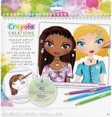 Kūrybinis rinkinys CRAYOLA Creations Make-up Sketch Portfolio
