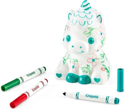 Kūrybinis rinkinys nuspalvink šviečiantį gyvūną CRAYOLA Light-ups – Unicorn/Drag on įv. rūšys