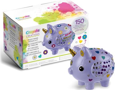 Kūrybinis rinkinys nuspalvink taupylę CRAYOLA Creations Design Your Own Piggy Ba nk