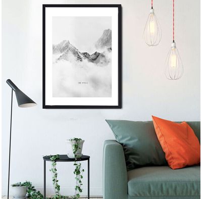 Rėmelis plakatui, 61 x 91,5 cm, juodas