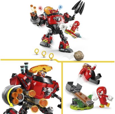 LEGO Sonic the Hedgehog Knuckles prieš Dr. Eggman robotą Egg Crusher 77005