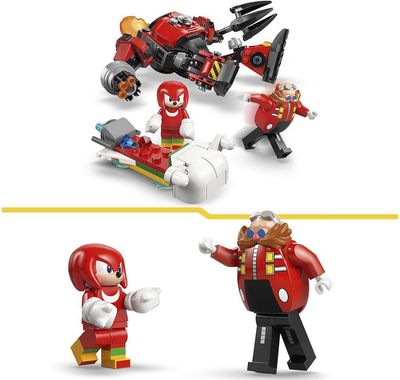 LEGO Sonic the Hedgehog Knuckles prieš Dr. Eggman robotą Egg Crusher 77005