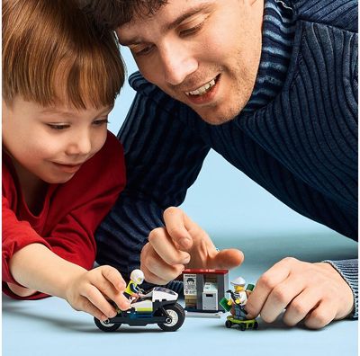 LEGO City Policijos motociklo gaudynės