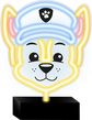 Neon LED on a stand Paw Patrol - Chase OW-120346