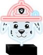 Neon LED on a stand Paw Patrol - Marshall OW-120646