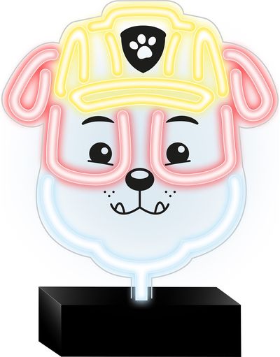 Neon LED on a stand Paw Patrol - Rubble OW-120446