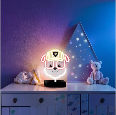 Neon LED on a stand Paw Patrol - Rubble OW-120446