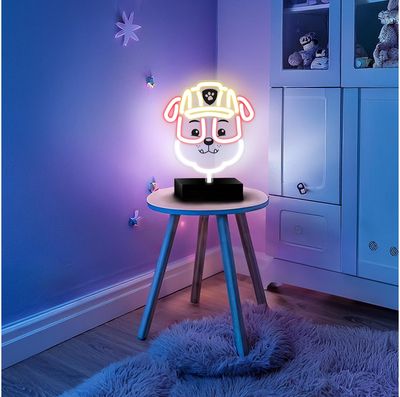 Neon LED on a stand Paw Patrol - Rubble OW-120446