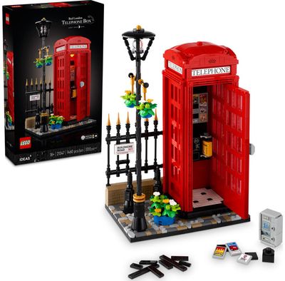 LEGO IDEAS Raudonoji Londono telefono būdelė