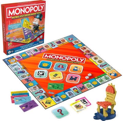 Stalo žaidimas MONOPOLY mobilioji bankininkystė, LT