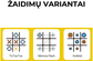 GIIKER TIC-TAC-TOE interaktyvi konsolė susikaupimui ir atminčiai gerinti, ROŽINĖ