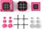 GIIKER TIC-TAC-TOE interaktyvi konsolė susikaupimui ir atminčiai gerinti, ROŽINĖ