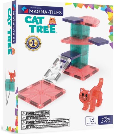 MAGNA-TILES Magnetinis konstruktorius Kačiuko draskyklė, 13 det.