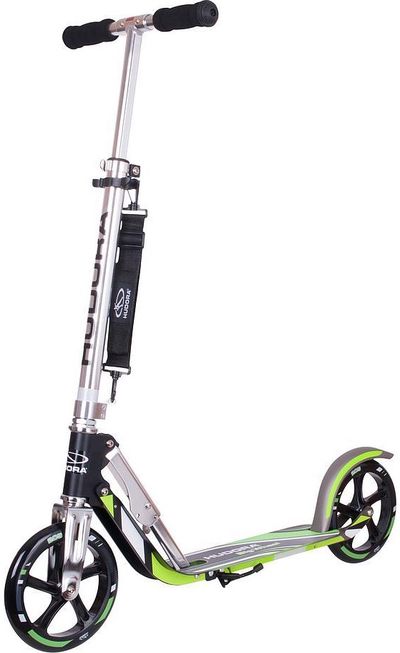 Paspirtukas HUDORA BigWheel 205, pilkos/žalios sp.