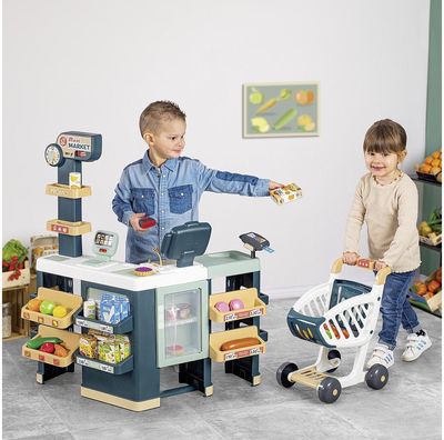 Didelė žaislinė parduotuvė SMOBY