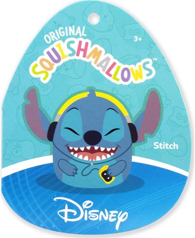 SQUISHMALLOWS DISNEY STITCH Pliušinis žaislas, 16 cm