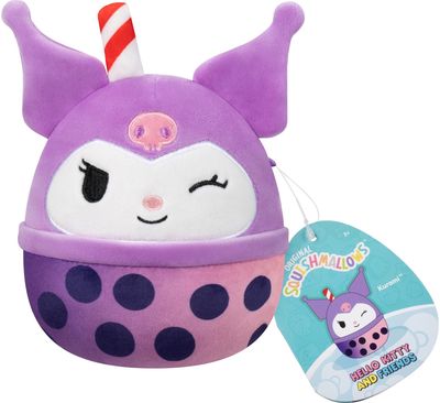 SQUISHMALLOWS HELLO KITTY Mystery Squad W25 paslaptingas pliušinis gyvūnėlis, 12