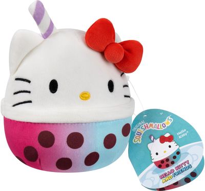 SQUISHMALLOWS HELLO KITTY Mystery Squad W25 paslaptingas pliušinis gyvūnėlis, 12