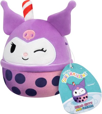SQUISHMALLOWS HELLO KITTY Mystery Squad W25 paslaptingas pliušinis gyvūnėlis, 12