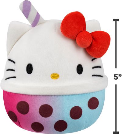 SQUISHMALLOWS HELLO KITTY Mystery Squad W25 paslaptingas pliušinis gyvūnėlis, 12