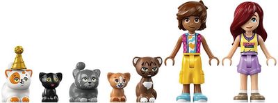 LEGO Friends Kačių gimtadienio vakarėlis ir namelis medyje