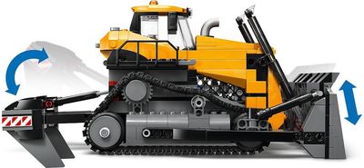 LEGO City Geltonas buldozeris